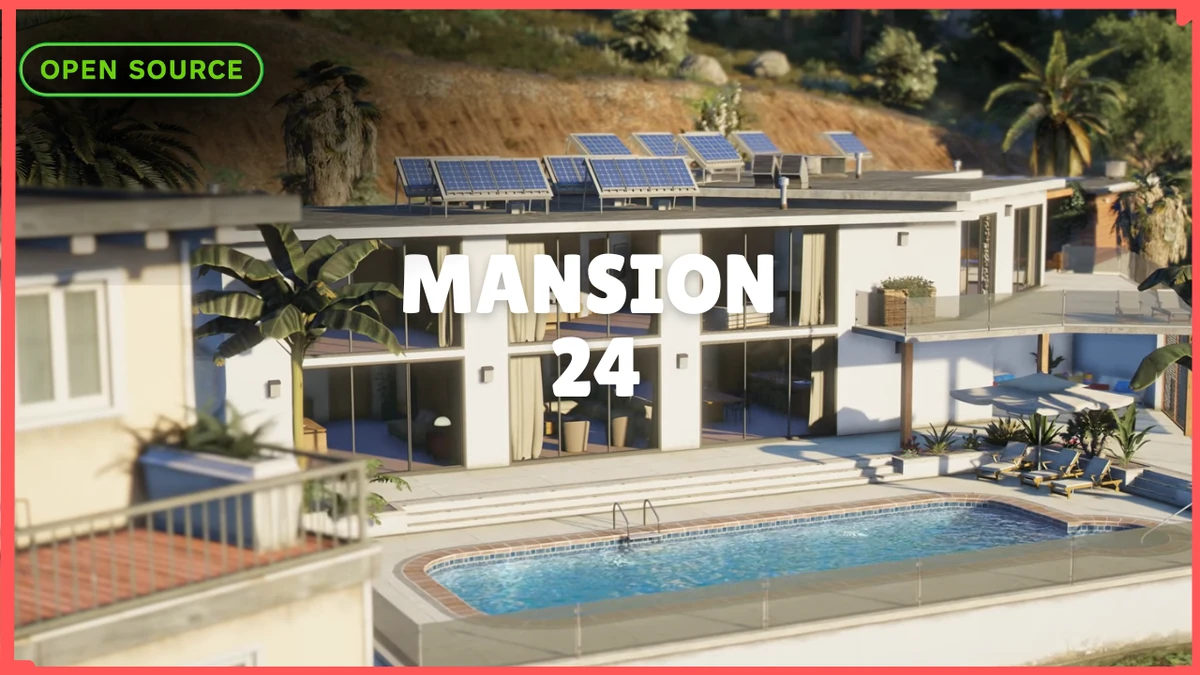 MANSION 24 MLO FiveM | Luxury Mansion & Modern Estate | Open Source